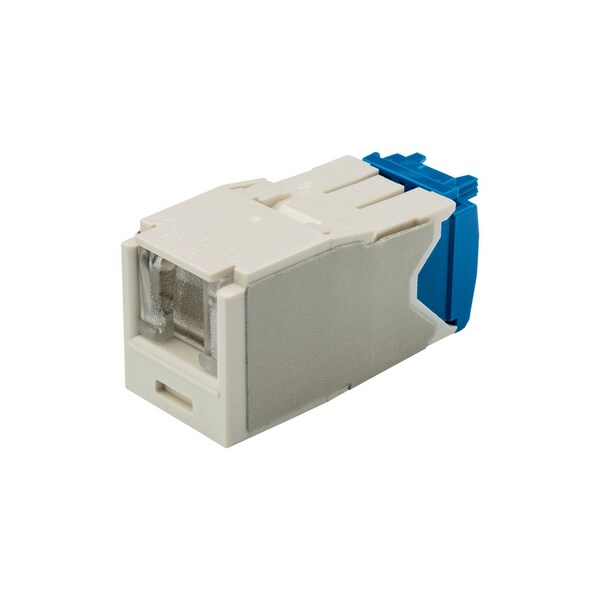 Panduit 1-PORT MOD JACK CAT6A 8W8P UTP, MINICOM T568A/B SPRING SHUTTER CJH6X88TGIW